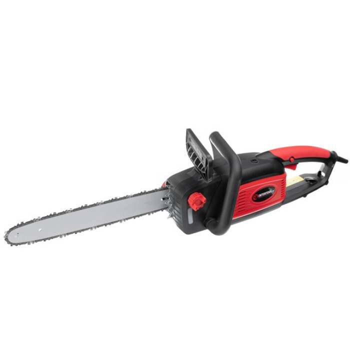 Пила ланцюгова електрична INTERTOOL WT-0625, 2400Вт, шина 40см, плавний пуск, SDS-система натягування ланцюга