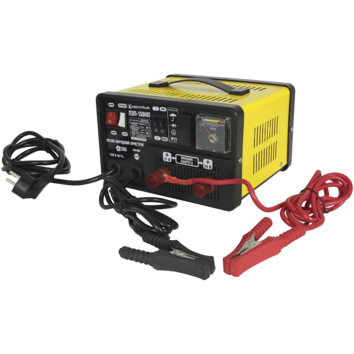 Пуско-зарядний пристрій Кентавр ПЗП-150НП, 220 В, Напруга зарядки 12/24 В, пусковий струм 150А, 3 режиму
