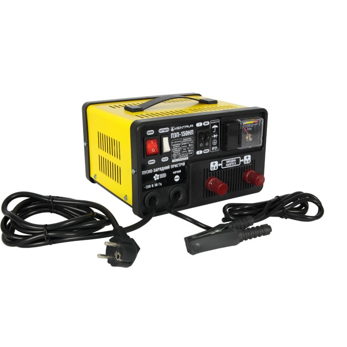 Пуско-зарядний пристрій Кентавр ПЗП-150НП, 220 В, Напруга зарядки 12/24 В, пусковий струм 150А, 3 режиму