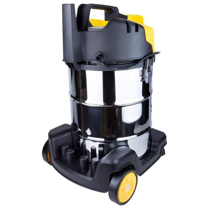 Пилосос будівельний VORTEX 5346483, 1400Вт, 3.2м3/хв, 22КПа, бак 30л, вбудована розетка