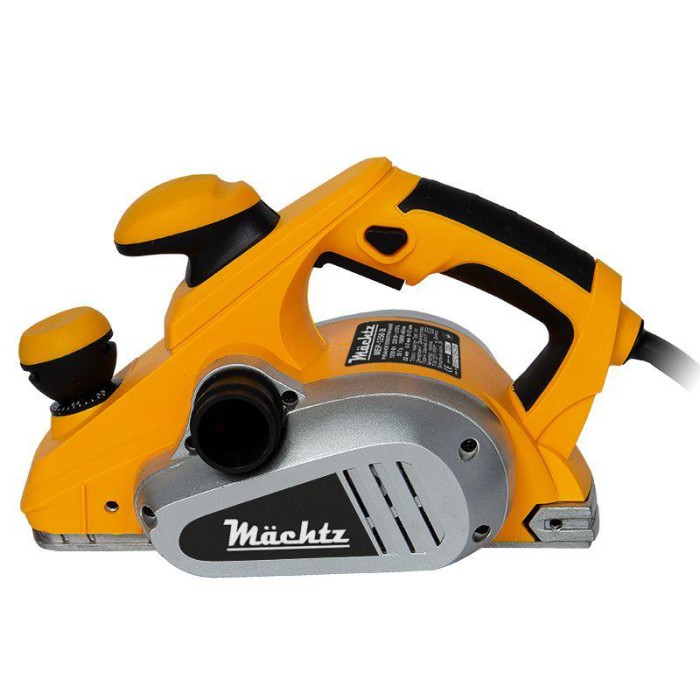Рубанок електричний Mächtz MEP-1250, 1250 Вт, 16000 об/хв, мішок для пилу, глибина стругання 3мм
