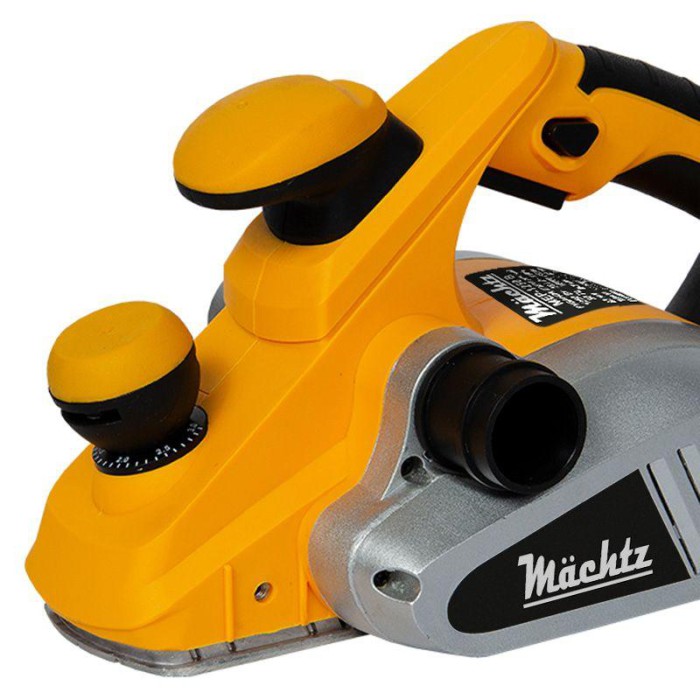Рубанок електричний Mächtz MEP-1250, 1250 Вт, 16000 об/хв, мішок для пилу, глибина стругання 3мм