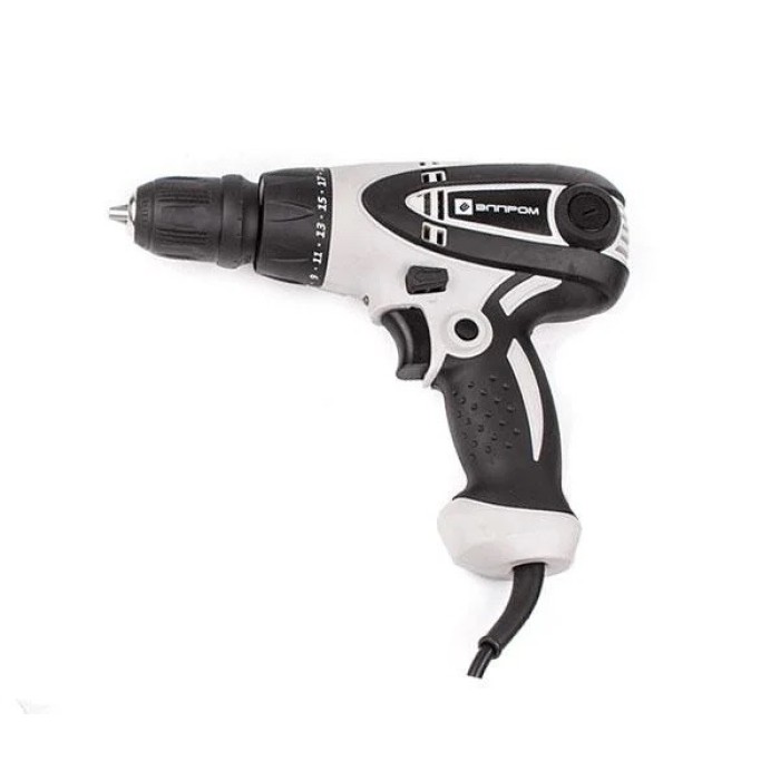 Мережевий шуруповерт Елпром ЕШС-810 Quick, 810 Вт, 750 об/хв, знімний патрон DFR, LED підсвічування