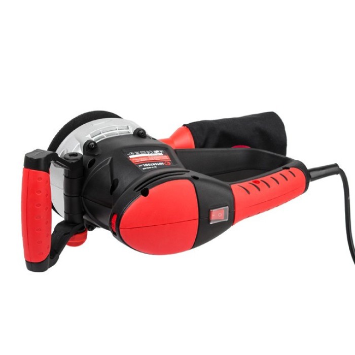 Шліфмашина ексцентрикова INTERTOOL WT-0542, 480 Вт, 4000-14000 об/хв, 125 мм, хід ексцентрика 2.3 мм.