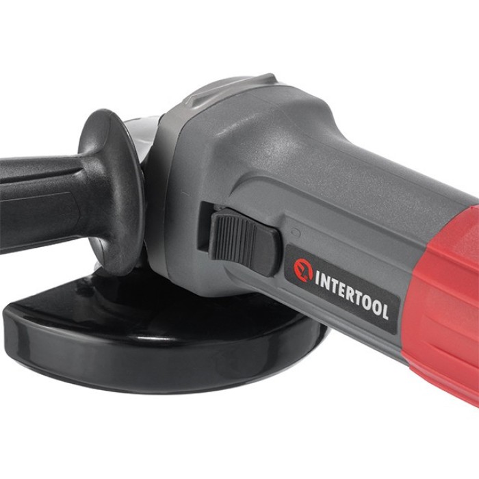 Шлифмашина угловая (болгарка) INTERTOOL DT-0267, 860 Вт, 11000 об/мин, диаметр круга 125 мм
