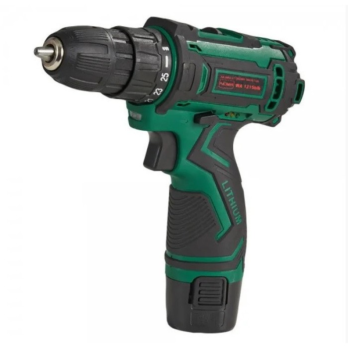 Шуруповерт акумуляторний NOWA WA1215blb (12В, 2 акк, 1.5 А/год, 1350 об/хв, 24 Нм, 2 шв, кейс, LED підсвічування)