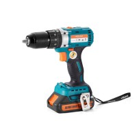 Шуруповерт ударний акумуляторний безщітковий Sturm CD3220BLI, Li-Ion, 20 В, 2,0 Ач, 2 акумулятори, кейс