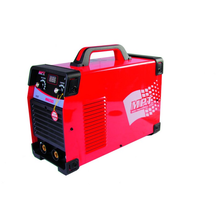 Зварювальний апарат інверторного типу MPT MMA2503, 20-250 А, 1.6-4.0 мм, аксесс. 6 шт.