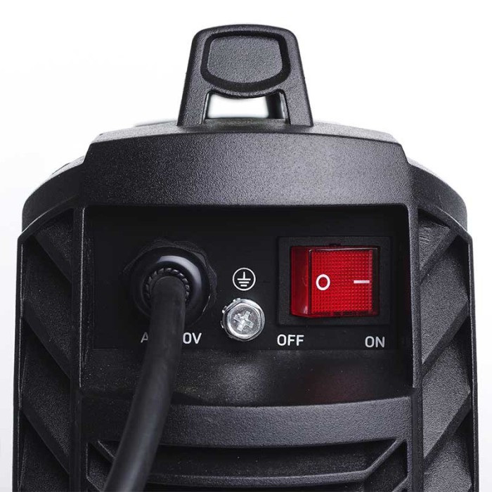 Зварювальний апарат інверторний APRO MMA-160 K, ел. 5мм, + набір кабелів, кейс