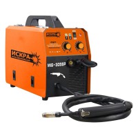 Сварочный полуавтомат Искра MIG-305SP, 220 В, 6.4 кВт, сварка MIG/MMA, проволока 0.6-0.8 мм, электр. 4.0 мм