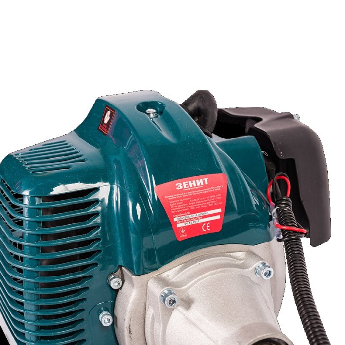 Бензиновий тример Зеніт ВТБ-А 3000, 3 кВт, 4.1 л. с., 52 см3, ширина скошування ліска/ніж - 415/254