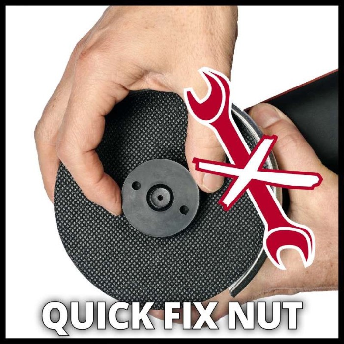 Акумуляторна кутова шлифмашина (болгарка) Einhell AXXIO 18/125 Q - Solo, 8500 об/хв, безщітковий двигун