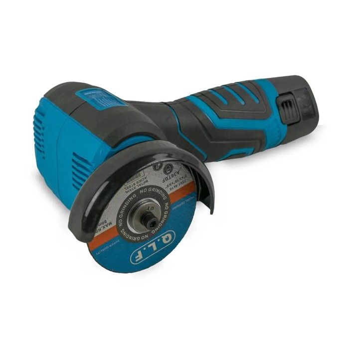 Акумуляторна міні-болгарка KRAISSMANN 751 AWS 12/2, 12 В, 6500 об/хв, диск 75 мм, 2 АКБ, кейс