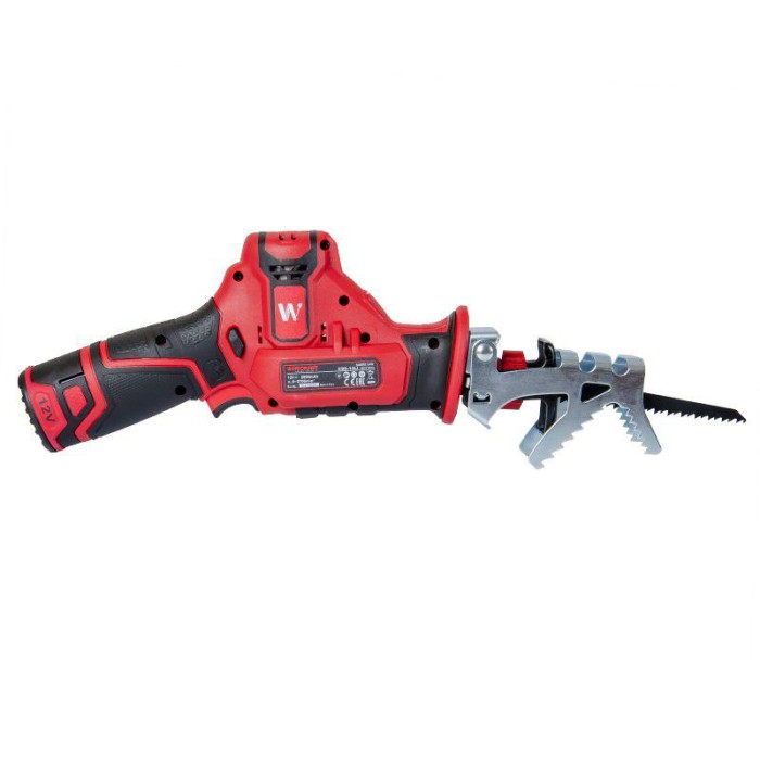 Акумуляторна шабельна пила Worcraft CSS-S12Li (2 батареї 12 В, 2 Агод, кейс) Акумуляторна шабельна пила Worcraft CSS-S12Li (2 батареї 12 В, 2 Агод, кейс)