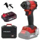 Аккумуляторный бесщеточный гайковёрт ударный WORCRAFT CIS‑S20LiBM‑260, 20В, 1 АКБ, 260 Нм, LED, 2 скорости