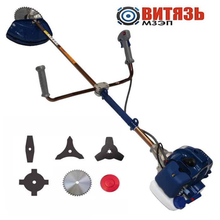 Бензинова коса Витязь БГ-4500, 52 см3, 4,3 кВт, 5 л. с., бак 1.1 л., ширина скосу 415 мм Бензинова коса Витязь БГ-4500, 52 см3, 4,3 кВт, 5 л. с., бак 1.1 л., ширина скосу 415 мм