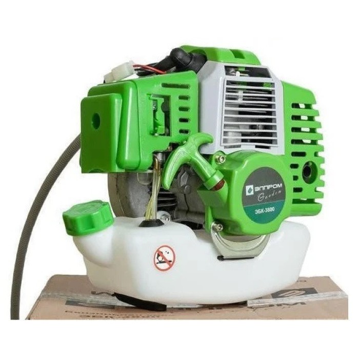 Бензокоса Елпром ЕБК-3800, 3800 Вт, 5.2 л. с., 49 см3, 9000 об/хв, ширина скосу ніж/ліска 254/415 мм.