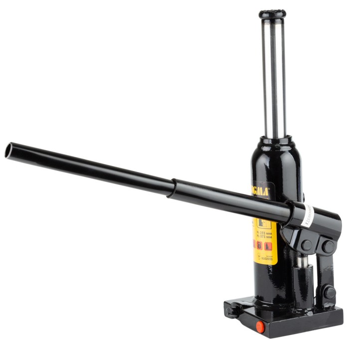 Домкрат гідравлічний пляшковий 3т H 193-373 мм (кейс) SIGMA (6102031)