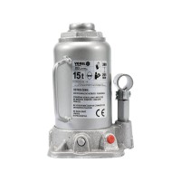 Домкрат гідравлічний cтовбцевий VOREL 80072; F= 15 т, роб. висота- 205- 390 мм
