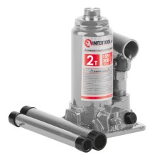Домкрат "стовпчик" одноштоковий INTERTOOL GT0051, 2т, пластиковий кейс