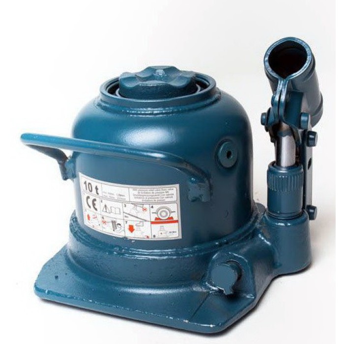 Домкрат телескопічний 10т 125-225 мм професійний низькопрофільний TORIN TH810002