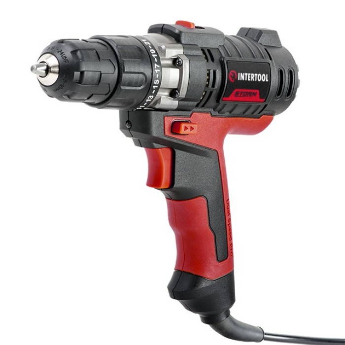 Дрель-шуруповерт INTERTOOL WT-0104, 420 Вт, 20 Нм, 1800 об/мин