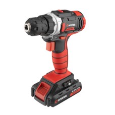 Дриль-шуруповерт акумуляторна INTERTOOL WT-0313, Li-Ion 18В, 25Nm, 2 швидкості: 0-400/0-1500 об/хв, 1 акк.