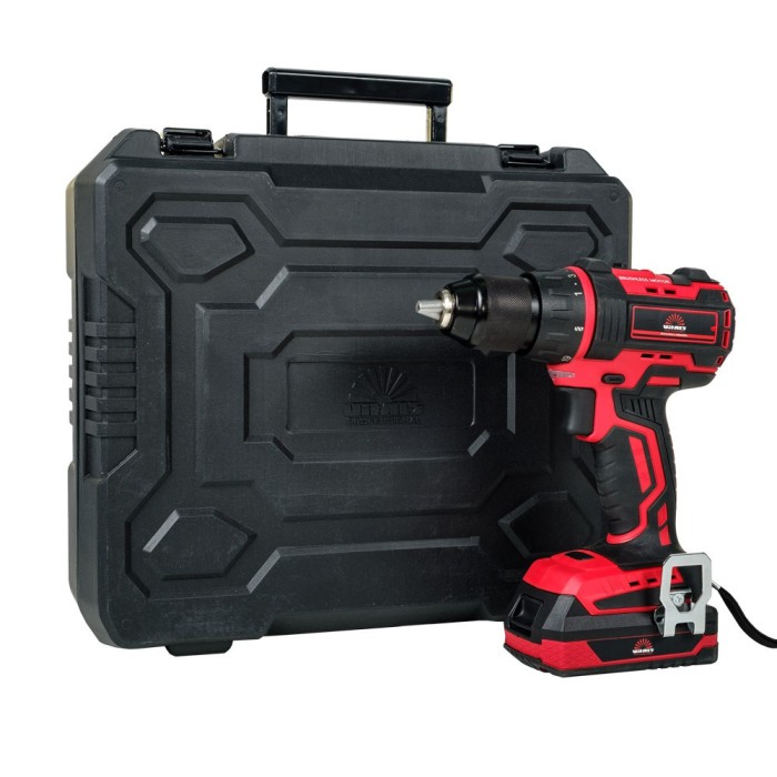 Дрель-шуруповерт аккумуляторная Vitals Professional AUpc 18/4tli Brushless kit, 18 В, бесщеточный двигатель