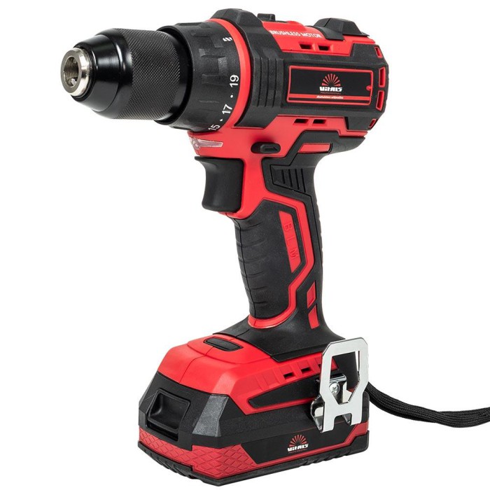 Дриль-шуруповерт акумуляторна Vitals Professional AUpd 18/2tli Brushless kit, 18 В, безщітковий двигун Дриль-шуруповерт акумуляторна Vitals Professional AUpd 18/2tli Brushless kit, 18 В, безщітковий двигун