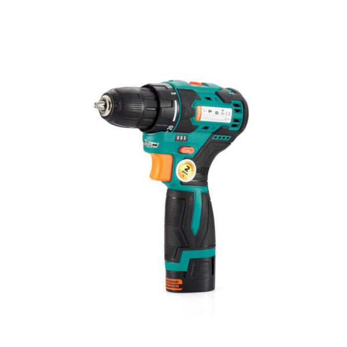 Дрель-шуруповерт аккумуляторный Sturm CD3212BL Brushles 12В (бесщеточный двигатель Li-Ion 12В, 2,0Ач, 2 аккум)