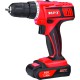Дрель - шуруповерт аккумуляторная MPT MCDT1626.B2 PROFI, 16V, Li-ion,1.5 Ач, 2 скор. 0-10 мм, 2 АКБ, кейс