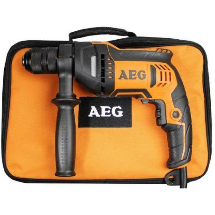 Дриль електричний AEG BE750R, 750 Вт + сумка (4935449160)
