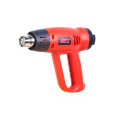 Фен промисловий MPT MHG2005V PROFI, 2000 Вт, 60-630*С, 300-500 л/хв, 2 насадки шт.