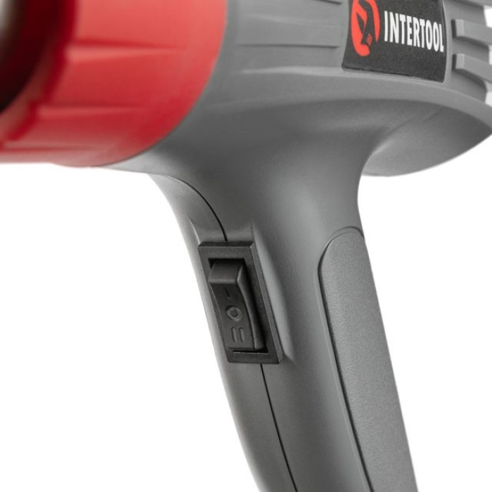 Фен технічний INTERTOOL DT-2416 (2000 Вт, 2 режими, 400-600 град., 300-500 л/хв) Фен технічний INTERTOOL DT-2416 (2000 Вт, 2 режими, 400-600 град., 300-500 л/хв)