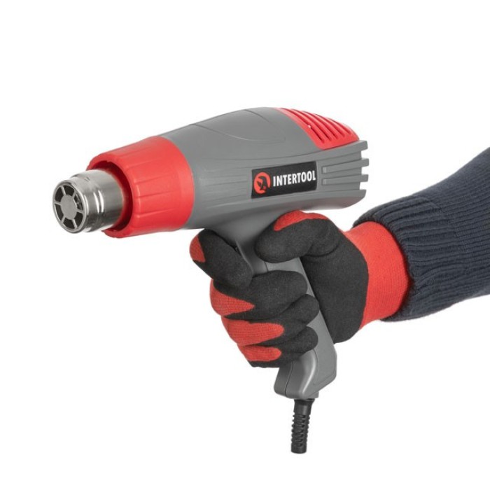 Фен технічний INTERTOOL DT-2416 (2000 Вт, 2 режими, 400-600 град., 300-500 л/хв) Фен технічний INTERTOOL DT-2416 (2000 Вт, 2 режими, 400-600 град., 300-500 л/хв)