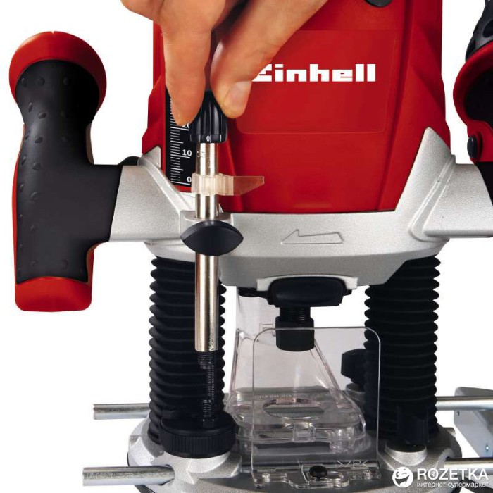 Фрезер Einhell TE-RO 1255 E, 1200 Вт, 11000-30000 об/хв., цанга 6-8 мм, діаметр фрези 30 мм, вага 3,3 кг