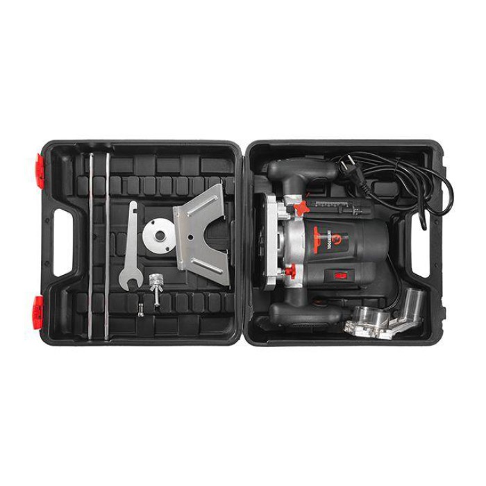 Фрезер INTERTOOL WT-0920, 1200 Вт, 11500-30000 об/хв, цанга 6-8 мм, кейс Фрезер INTERTOOL WT-0920, 1200 Вт, 11500-30000 об/хв, цанга 6-8 мм, кейс