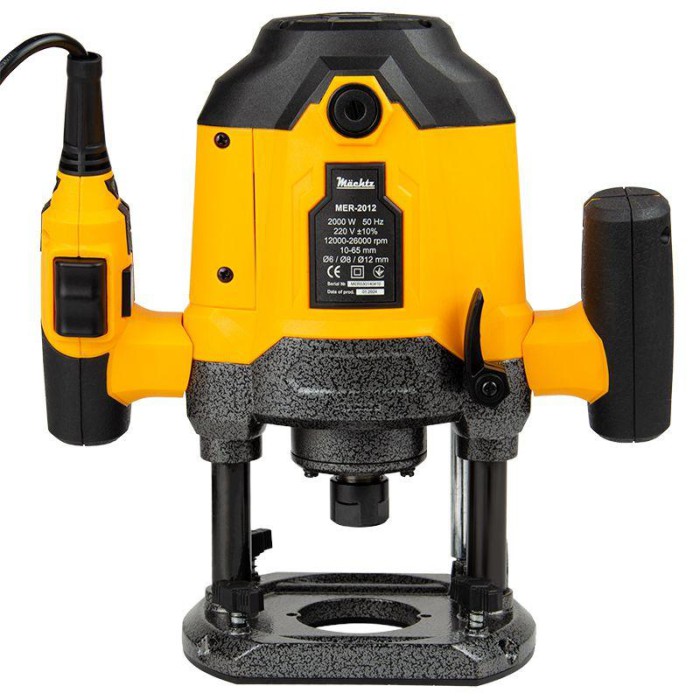 Фрезер по дереву електричний Mächtz MER-2012 (2000 Вт, три цанги 6,8 та 12 мм) Фрезер по дереву електричний Mächtz MER-2012 (2000 Вт, три цанги 6,8 та 12 мм)