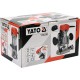 Фрезер ручной по кромке ламинатов сетевой YATO YT-82390, 710 Вт, цанга Ø= 6, 8 мм, хід- 20 мм, нахил- 45°