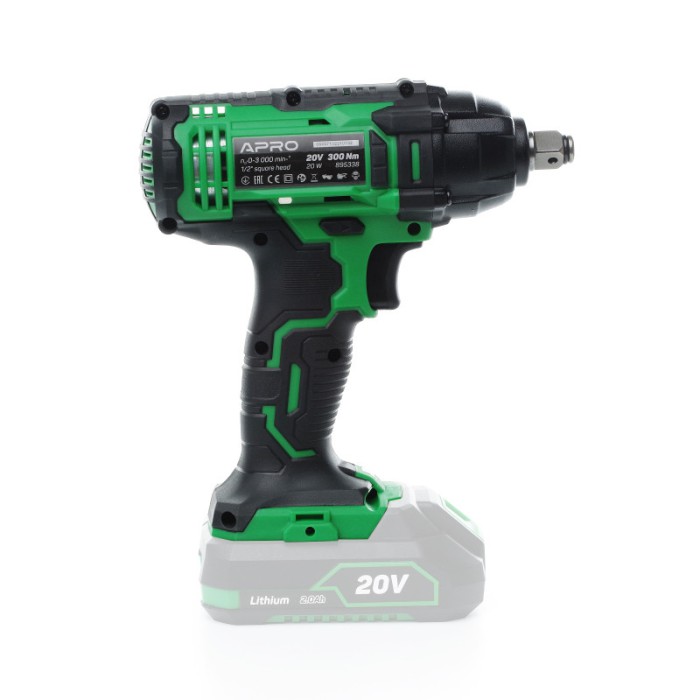 Гайковерт APRO 20В, без АКБ