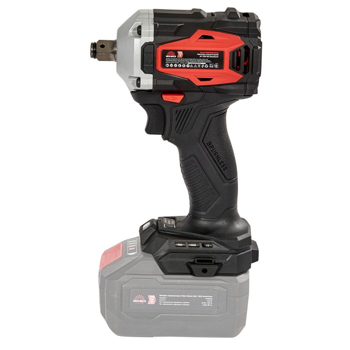 Гайковерт акумуляторний безщітковий Vitals Professional AT 1837 BS SmartLine+ (18 В, без АКБ та ЗУ)