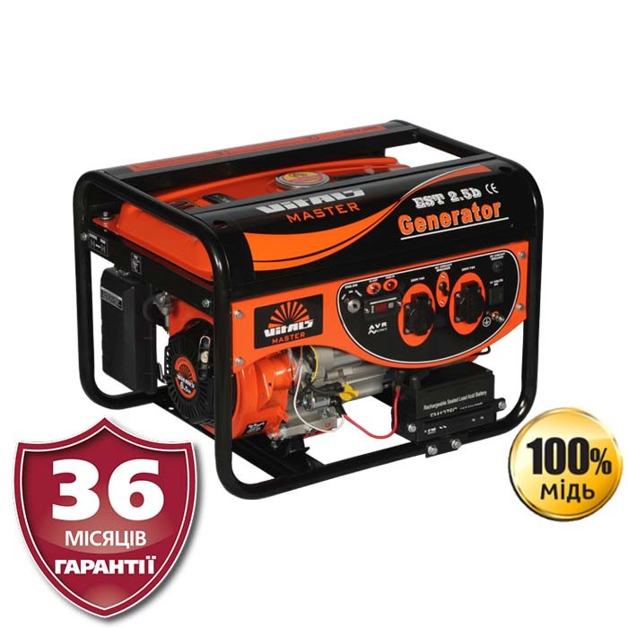 Генератор бензиновий Vitals Master EST 2.5 b