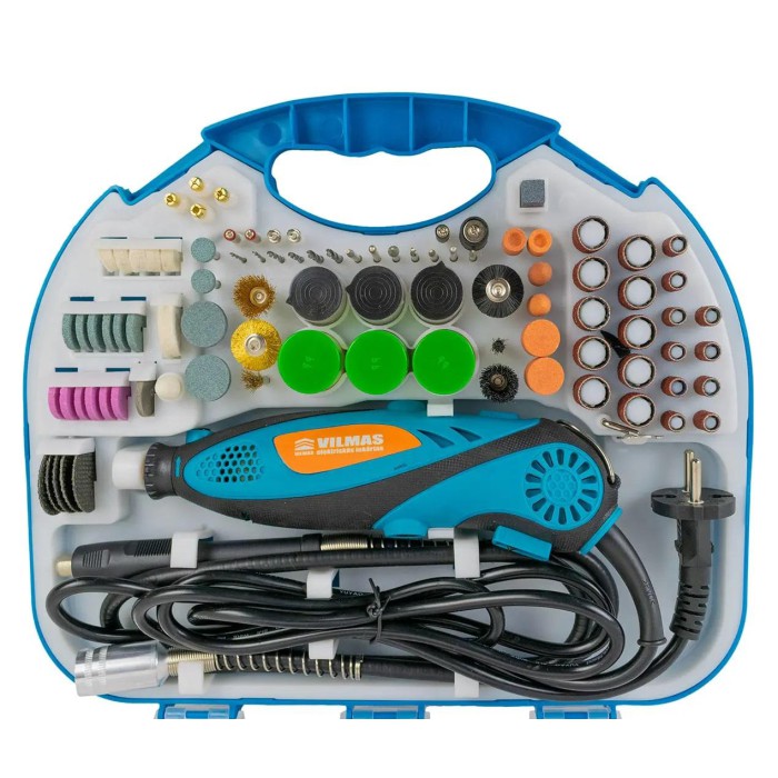Гравер VILMAS 135-MG-211, 135 Вт, 10 000-32 000 об/хв, кейс, 211 насадок