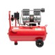 Компресор INTERTOOL PT-0022, 24 л, 1.1 кВт, 220 В, 8 атм, 145 л/хв, малошумний, безмасляний, 2 циліндра