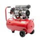 Компресор INTERTOOL PT-0022, 24 л, 1.1 кВт, 220 В, 8 атм, 145 л/хв, малошумний, безмасляний, 2 циліндра
