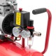 Компресор INTERTOOL PT-0022, 24 л, 1.1 кВт, 220 В, 8 атм, 145 л/хв, малошумний, безмасляний, 2 циліндра
