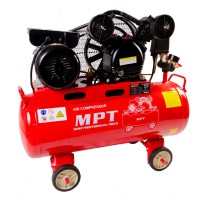 Компресор MPT MAC20503B PROFI, 50 л, 1500 Вт/2 л. с., 1050 об/хв, 170 л/хв, 8 атм, мідна обмотка