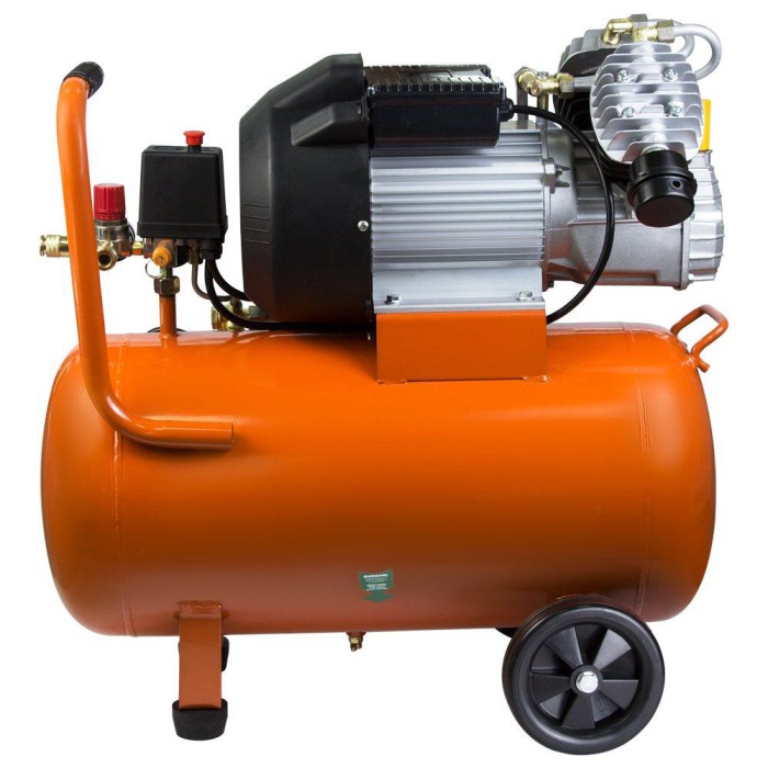 Компресор V 2.5 кВт 435л/хв 8бар 50 л (2 крани) GRAD (7043945)