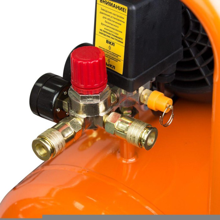 Компресор V 2.5 кВт 435л/хв 8бар 50 л (2 крани) GRAD (7043945)