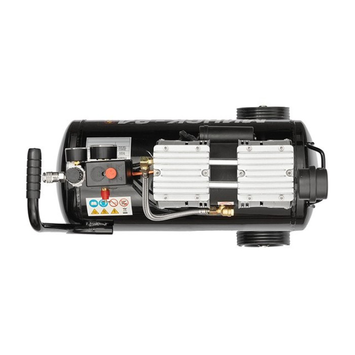 Компресор Мінськ-24 БМ, 24л, 1.1 кВт, 220 В, 8 атм, 145 л/хв, малошумний, безмасляний, 2 циліндра